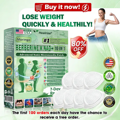 𝐎𝐟𝐟𝐢𝐜𝐢𝐚𝐥 𝐔𝐒 𝐒𝐭𝐨𝐫𝐞 🇺🇸  | 🧑‍⚕️🧪Healrize® Moringa · Berberine × NAD+ 𝟏𝟎-𝐢𝐧-𝟏 𝐀𝐝𝐯𝐚𝐧𝐜𝐞𝐝 𝐍𝐚𝐧𝐨 𝐌𝐢𝐜𝐫𝐨𝐧𝐞𝐞𝐝𝐥𝐞 𝐏𝐚𝐭𝐜𝐡 — 𝐎𝐧𝐜𝐞 𝐃𝐚𝐢𝐥𝐲, 𝐕𝐢𝐬𝐢𝐛𝐥𝐞 𝐑𝐞𝐬𝐮𝐥𝐭𝐬 𝐢𝐧 𝟕 𝐃𝐚𝐲𝐬