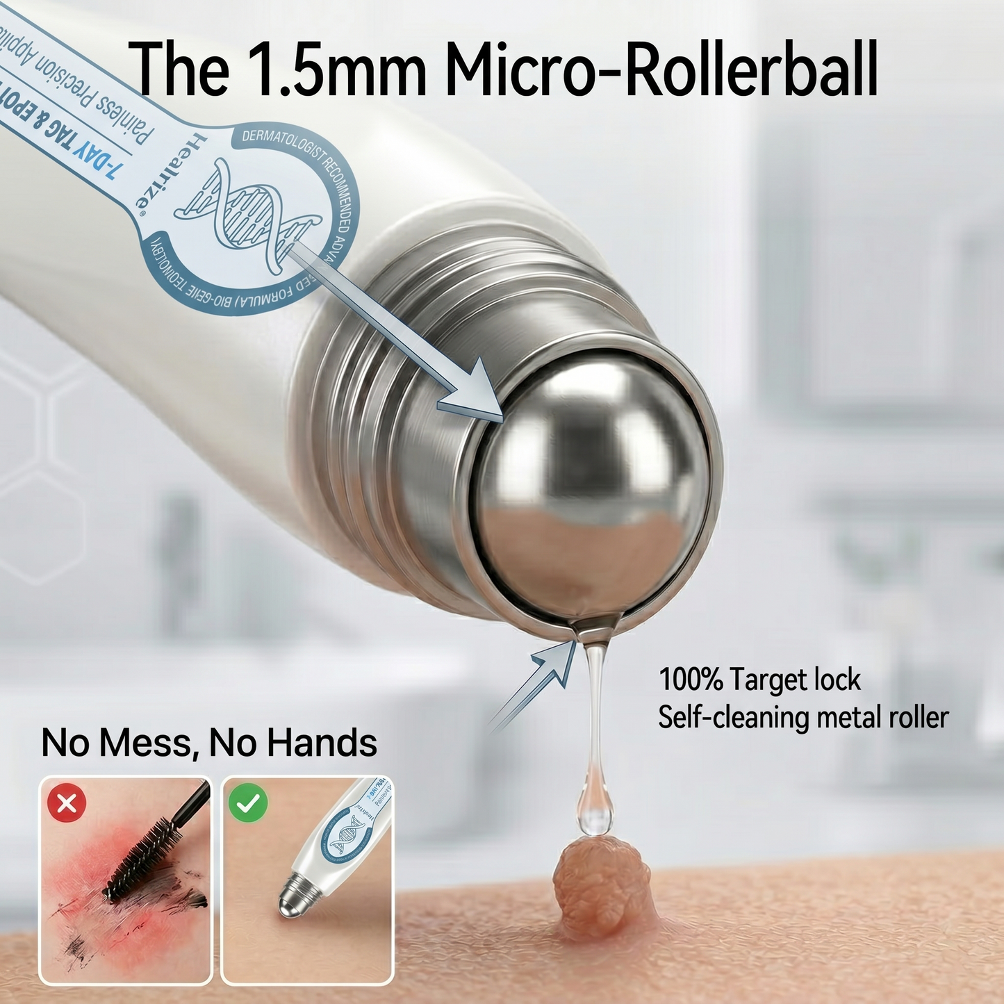 𝐏𝐡𝐚𝐫𝐦𝐚𝐜𝐢𝐬𝐭 𝐑𝐞𝐜𝐨𝐦𝐦𝐞𝐧𝐝𝐞𝐝 ✅𝑯𝗲𝙖𝐥𝒓𝗶𝙯𝗲® 7-𝐷𝑎𝑦 𝗧𝐚𝐠 & 𝗦𝗽𝐨𝐭 𝐄𝐫𝒂𝒔𝒆𝒓🧀1️⃣(Zero 𝐏𝐚𝐢𝐧, Zero 𝐒𝐜𝐚𝒓𝒔 Rollerball)🧀1️⃣