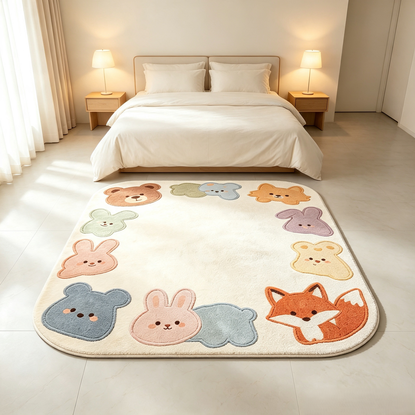 Modern Light Luxury Soft Carpet, Non-slip Home Area Rug