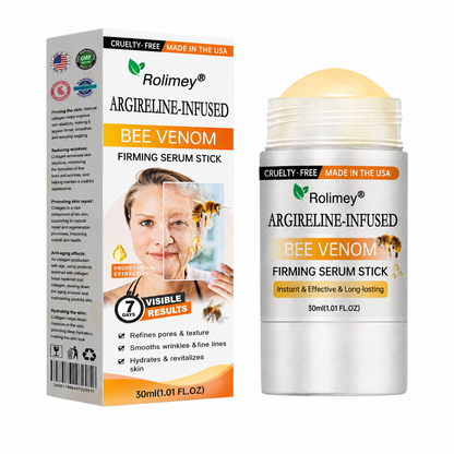 💫Made and Shipped from UK🇬🇧 Rolimey® Argireline-infused Bee Venom Firming Serum Stick(⏳LAST DAY 70% OFF)✨