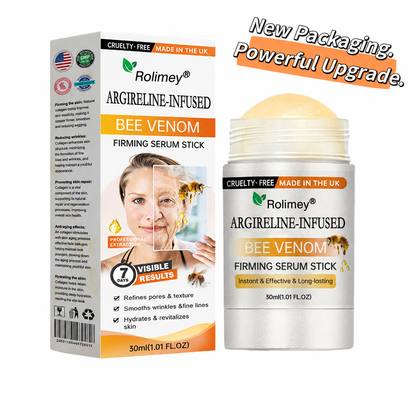 💫Made and Shipped from UK🇬🇧 Rolimey® Argireline-infused Bee Venom Firming Serum Stick(⏳LAST DAY 70% OFF)✨