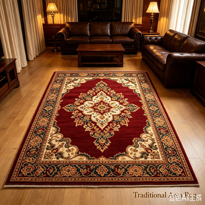 Thickened Warm Noise-reducing Floor Carpet, Washable Anti-slip Soft Flannel Rug